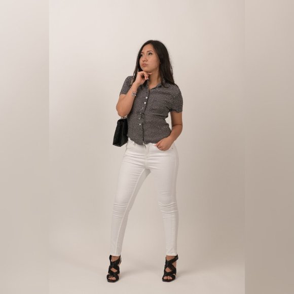 No Brand Grey Blouse - Picture 3 of 4